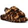 UGG Kid's Fluff Yeah Panther Print Slide - Butterscotch