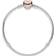 Pandora Moments Heart Clasp Snake Chain Bracelet - Silver/Rose Gold