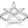 Thomas Sabo Star Ring Large - Silver/Transparent