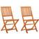 vidaXL 312451 2-pack Garden Dining Chair