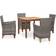 vidaXL 46000 Patio Dining Set, 1 Table incl. 4 Chairs