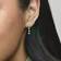 Pandora Sparkling Round & Square Drop Earrings - Silver/Transparent
