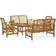 vidaXL 3057985 Outdoor Lounge Set, 1 Table incl. 2 Chairs & 2 Sofas