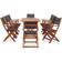 vidaXL 278914 Patio Dining Set, 1 Table incl. 8 Chairs