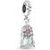 Pandora Disney Beauty And The Beast Enchanted Rose Dangle Charm - Silver/Multicolour