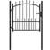 vidaXL Fence Gate with Spikes 102x150cm