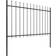 vidaXL Garden Fence with Spear Top 340x170cm