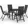 vidaXL 3070633 Patio Dining Set, 1 Table incl. 4 Chairs