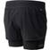 New Balance Impact Run 2 In 1 Short Women - Black