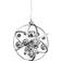 Endon Lighting Muni Spherical Pendant Lamp 48cm