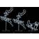 vidaXL Flying Reindeer & Sleigh Christmas Lamp 87cm