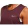 Nike Dri-FIT Run Division Running Vest Women - Dark Wine/Black/Reflective Silver