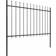 vidaXL Garden Fence with Spear Top 1530x170cm