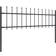 vidaXL Garden Fence with Spear Top 1360x110cm