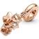 Pandora Heart Winged Angel Dangle Charm - Rose Gold/Transparent