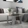 vidaXL Engineered Wood Concrete Grey Coffee Table 40x40cm