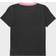 Adidas Girl's 3-Stripes T-shirt - Black/Pink