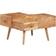 vidaXL Solid Acacia Wood Golden Brown Coffee Table 60x70cm