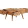 vidaXL Solid Acacia Wood Golden Brown Coffee Table 60x70cm