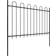 vidaXL Garden Fence with Hoop Top 1700x170cm