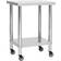 vidaXL Stainless Steel Silver Trolley Table 30x59.9cm