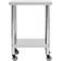 vidaXL Stainless Steel Silver Trolley Table 30x59.9cm