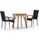 vidaXL 3071750 Patio Dining Set, 1 Table incl. 2 Chairs