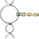 Shires Waterford Brass 3 Ring Gag