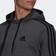 Adidas Essentials Fleece 3-Stripes Hoodie - Dark Grey Heather/Black