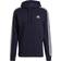 Adidas Essentials Fleece 3-Stripes Hoodie - Legend Ink/White