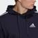 Adidas Essentials Fleece 3-Stripes Hoodie - Legend Ink/White