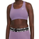 Nike Dri-FIT Swoosh Medium-Support Non-Padded Sports Bra - Amethyst Smoke/White