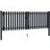 vidaXL Double Door Fence Gate 306x150cm