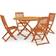 vidaXL 3087162 Patio Dining Set, 1 Table incl. 4 Chairs