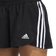 Adidas Pacer 3-Stripes Woven Shorts Women - Black/White