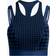 Adidas x Ivy Park Allover Print Halter Bra 2.0 - Dark Blue/Black