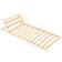 vidaXL Slatted Bed Base with 13 Slats Adjustable Head 70X200cm