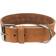 Trixie Greased Leather Collar Rustic "Heartbeat" L