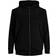 Jack & Jones Through Zipper Plus Size Hoodie - Black