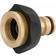 Draper Brass and Rubber Tap Connector 1/2-3/4" 24646