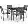 vidaXL 3073523 Patio Dining Set, 1 Table incl. 4 Chairs