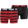 Puma Men's Heritage Stripe Boxer 2-pack - Red/Black