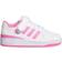 Adidas Kid's Forum Low - Cloud White/Cloud White/Screaming Pink