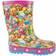 Shopkins Girls All Over Print Character Wellies - Multicoloured