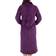 Slenderella 46" Mini Waffle Button Through Housecoat Dressing Gown - Plum