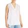 Vince Camuto Plus Shirred Sleeveless Top - New Ivory