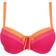 PrimaDonna Swim Tanger Balcony Padded Bikini Top - Pink Sunset