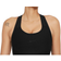 Nike Dri Fit Swoosh Seamless Medium Support Sports Bra - Black/Dark Smoke Grey