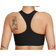 Nike Dri Fit Swoosh Seamless Medium Support Sports Bra - Black/Dark Smoke Grey