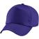 Beechfield Unisex Plain Original 5 Panel Baseball Cap 2-pack - Purple